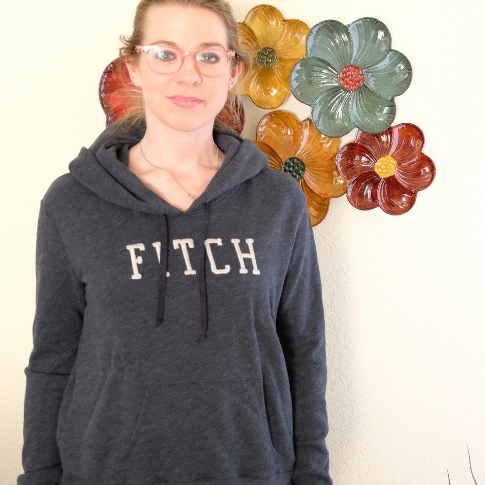 Blue Abercrombie and Fitch Sweatshirt